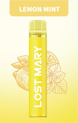 Одноразовий Pod Lost Mary CM1500 Lemon Mint 5% (Лимонна м'ята) 39109 фото