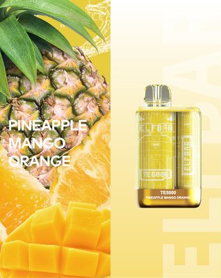 Одноразовий Pod Elf Bar TE 5000 13.5 мл 5% Pineapple Mango Orange (Ананас + манго + апельсин) 39136 фото