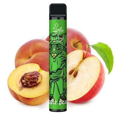 Одноразовий Pod Elf Bar 2000 Lux 6.5мл 5% Apple Peach 5% (Яблуко + персик) 38492 фото