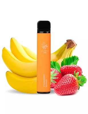 Одноразовий Pod Elf Bar 1500 4,8 мл 5% Strawberry Banana (Полуниця + банан) 37593 фото