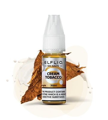 Рідина ELFLIQ Cream Tobacco 30 мл (Крем та тютюн) 39747 фото