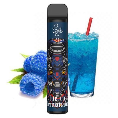 Одноразовий Pod Elf Bar 1500 Lux 4,8 мл 5% Blue Razz Lemonade (Малина) 37903 фото