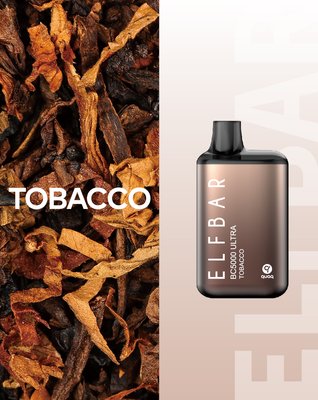 Одноразовий Pod Elf Bar BC5000 Ultra 13 мл 5% Tobacco (Тютюн) 39225 фото