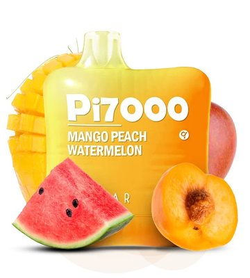 Одноразовий Pod Elf Bar PI7000 17 мл 5% Mango Peach Watermelon (Манго + персик + кавун) 39845 фото