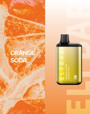 Одноразовий Pod Elf Bar BC5000 Ultra 13 мл 5% Orange Soda (Апельсинова газована вода) 39236 фото