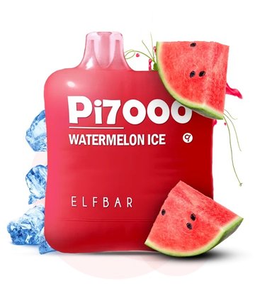 Одноразовий Pod Elf Bar PI7000 17 мл 5% Watermelon Ice (Кавун) 39850 фото