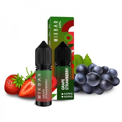 Жидкость Mix Bar SLT Grape Strawberry 15 мл 39912 фото