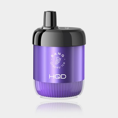 Одноразовый Pod HQD Bang 3600 Grapey Ice 2% (Виноград со льдом) 39548 фото