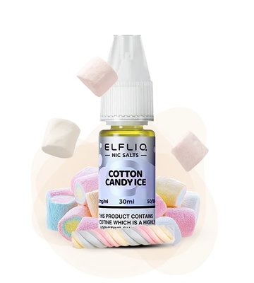 Жидкость ELFLIQ Cotton Candy Ice 30 мл (Сладкая вата со льдом) 39744 фото